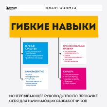 Обложка Гибкие навыки. Исчерпывающее руководство по прокачке себя для начинающих разработчиков Джон Сонмез