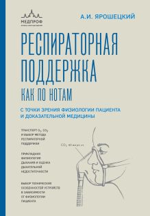 Обложка Респираторная поддержка как по нотам. С точки зрения физиологии пациента и доказательной медицины Андрей Ярошецкий