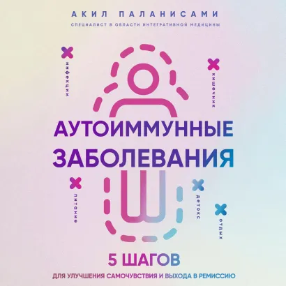 Обложка Аутоиммунные заболевания. 5 шагов для улучшения самочувствия и выхода в ремиссию Акил Паланисами