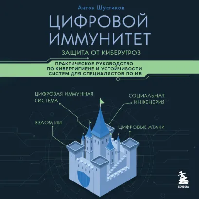 Обложка Цифровой иммунитет: защита от киберугроз. Практическое руководство по кибергигиене и устойчивости систем для специалистов по ИБ Антон Шустиков