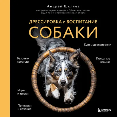 Обложка Дрессировка и воспитание собаки Андрей Шкляев