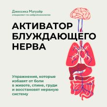 Обложка Активатор блуждающего нерва. Упражнения, которые избавят от боли в животе, спине, груди и восстановят нервную систему Джессика Магуайр