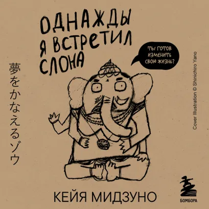 Обложка Однажды я встретил слона Кейя Мидзуно