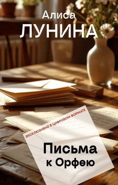 Обложка Письма к Орфею Алиса Лунина