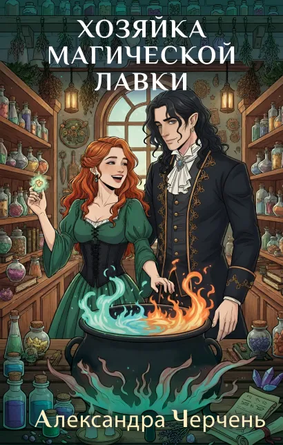 Обложка Хозяйка магической лавки Александра Черчень