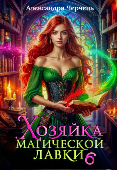 Обложка Хозяйка магической лавки 6 Александра Черчень