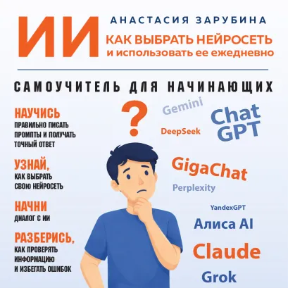 Обложка ИИ - это просто. Как выбрать нейросеть и использовать ее ежедневно Анастасия Зарубина