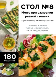Стол №8. Меню при ожирении разной степени