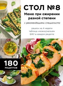 Обложка Стол №8. Меню при ожирении разной степени