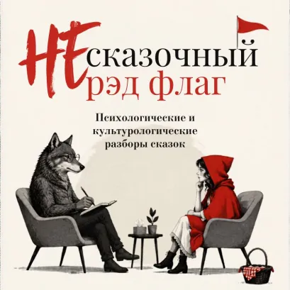 Обложка НЕ сказочный рэд флаг. Сказки с психологическими и культурологическими разборами Сергей Аксаков, Ганс Христиан Андерсен, Шарль Перро, Леонид Немцов