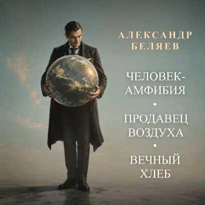 Обложка Человек-амфибия. Продавец воздуха. Вечный хлеб Александр Беляев