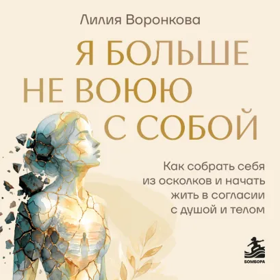 Обложка Я больше не воюю с собой. Как собрать себя из осколков и начать жить в согласии с душой и телом Лилия Воронкова