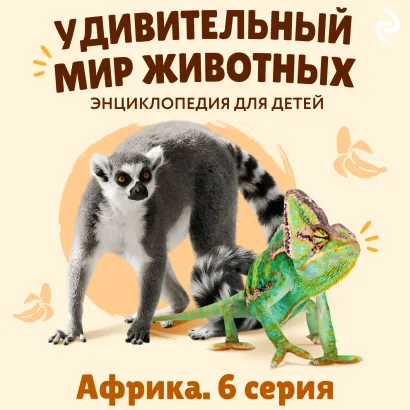 Обложка Удивительный мир животных. Африка. Серия 6 Н. Н. Баранова