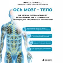 Обложка Ось мозг - тело. Как нервная система управляет ощущениями и как устранить сбои, приводящие к хроническому напряжению Рэйчел Зоффнесс